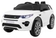 Land Rover Discovery dla dzieci Biały + Pilot + 5-pkt pasy + Regulacja siedzenia + EVA + MP3 LED-1 6974 