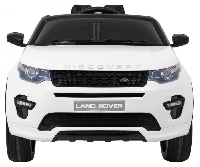 Land Rover Discovery dla dzieci Biały + Pilot + 5-pkt pasy + Regulacja siedzenia + EVA + MP3 LED-3 6974 