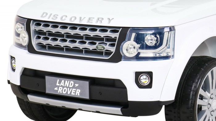 Land Rover Discovery Autko elektryczne dla dzieci Biały SUV + Pilot-13 6975 