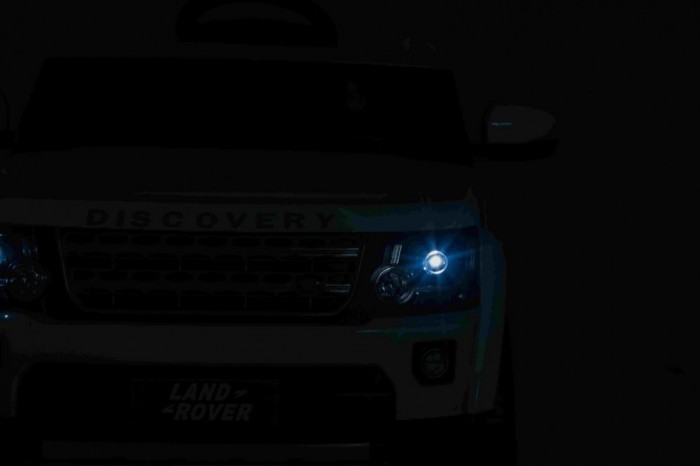 Land Rover Discovery Autko elektryczne dla dzieci Biały SUV + Pilot-17 6975 