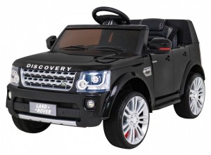 Land Rover Discovery Autko elektryczne dla dzieci Czarny SUV + Pilot
