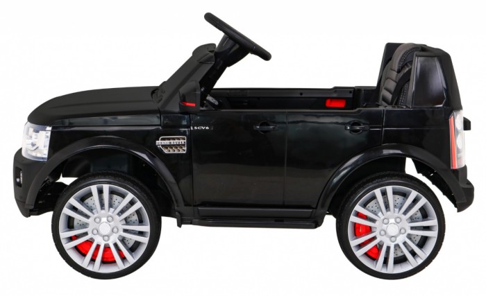 Land Rover Discovery Autko elektryczne dla dzieci Czarny SUV + Pilot-4 6977 