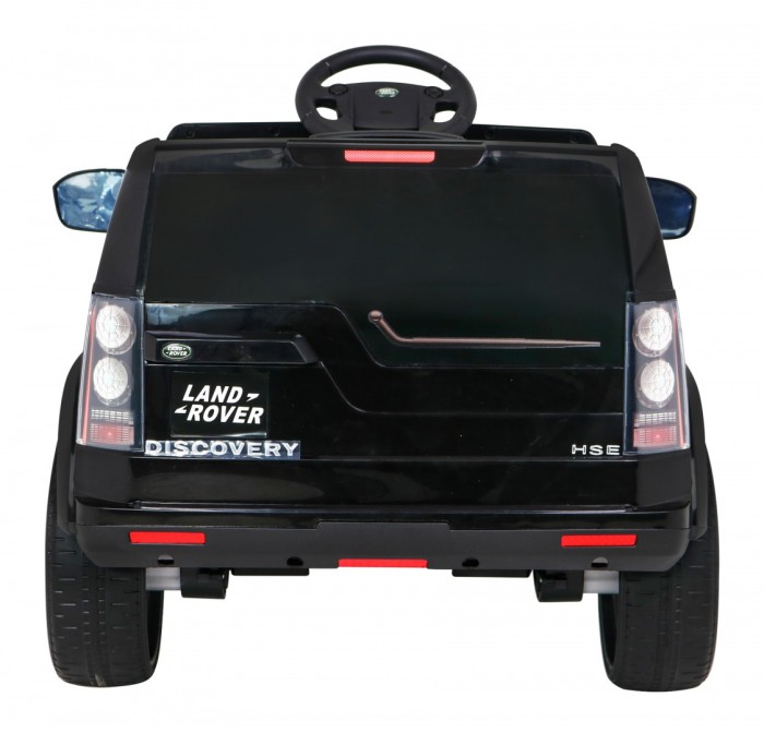 Land Rover Discovery Autko elektryczne dla dzieci Czarny SUV + Pilot-6 6977 