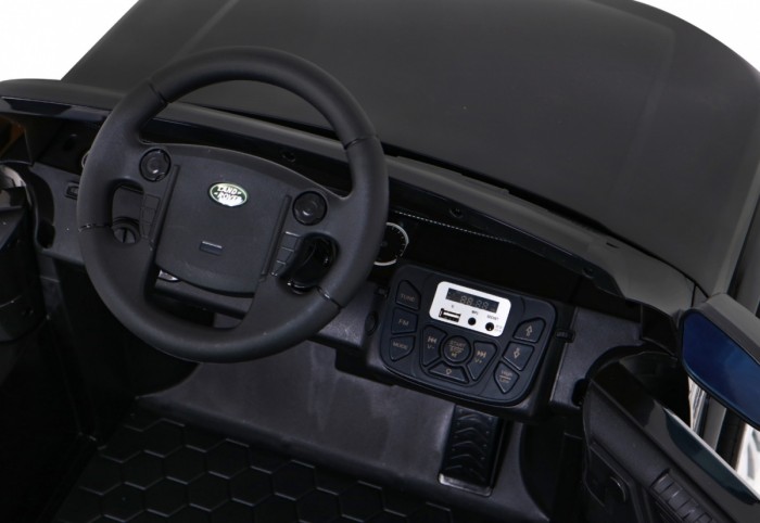 Land Rover Discovery Autko elektryczne dla dzieci Czarny SUV + Pilot-8 6977 