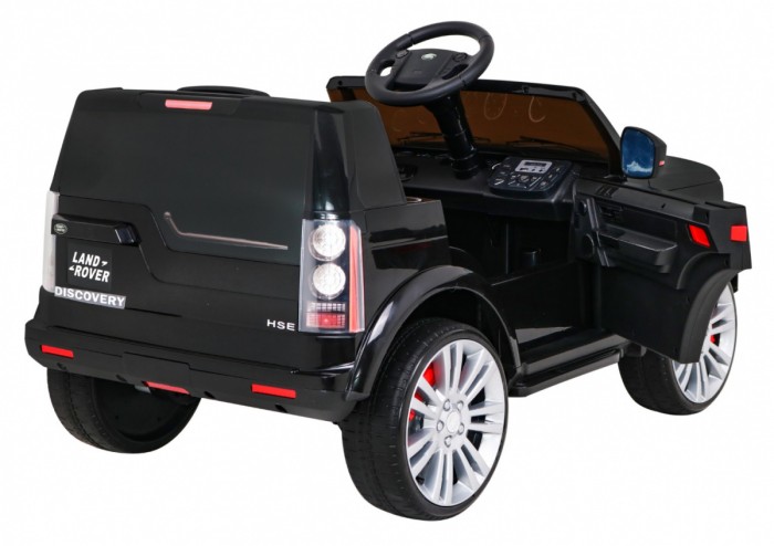 Land Rover Discovery Autko elektryczne dla dzieci Czarny SUV + Pilot-9 6977 