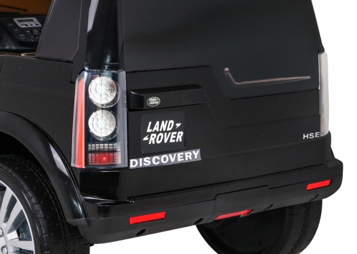 Land Rover Discovery Autko elektryczne dla dzieci Czarny SUV + Pilot-12 6977 