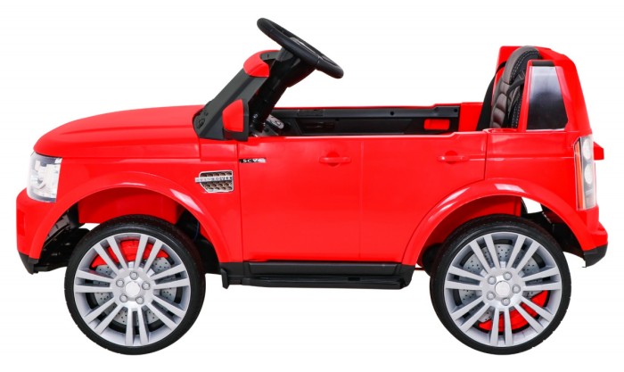 Land Rover Discovery Autko elektryczne dla dzieci, Czerwony SUV + Pilot-4 6979 