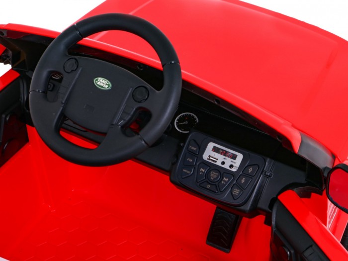 Land Rover Discovery Autko elektryczne dla dzieci, Czerwony SUV + Pilot-9 6979 