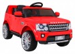 Land Rover Discovery Autko elektryczne dla dzieci, Czerwony SUV + Pilot-10 6979 