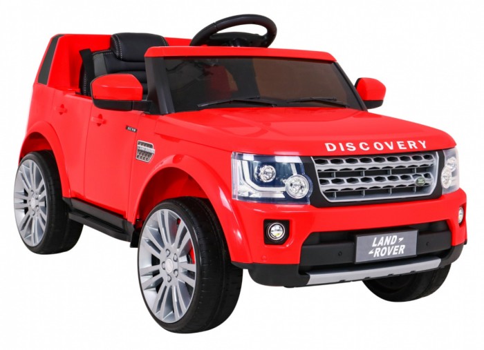Land Rover Discovery Autko elektryczne dla dzieci, Czerwony SUV + Pilot-10 6979 