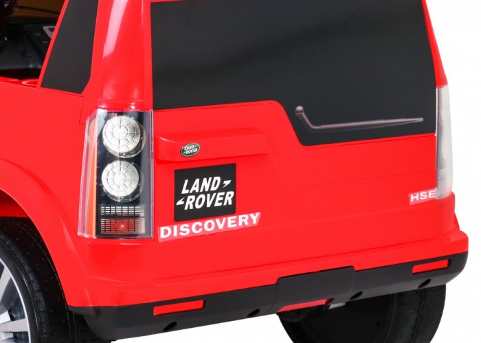 Land Rover Discovery Autko elektryczne dla dzieci, Czerwony SUV + Pilot-13 6979 