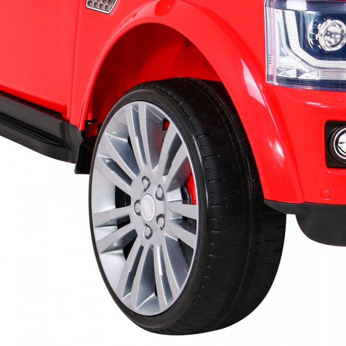 Land Rover Discovery Autko elektryczne dla dzieci, Czerwony SUV + Pilot-14 6979 
