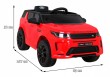 Land Rover Discovery Sport dla dzieci Czerwony + Pilot + Wolny Start + Funkcja Kołyski + MP3 LED-2 6983 