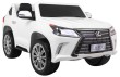 Lexus LX570 Autko 2-osobowe dla dzieci Biały + Pilot + Koła EVA + Radio MP3 + LED-9 6984 