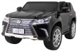 Lexus LX570 Lakierowane Autko dla 2 dzieci Czarny + Pilot + Koła EVA + Radio MP3 LED-1 6985 