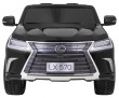 Lexus LX570 Lakierowane Autko dla 2 dzieci Czarny + Pilot + Koła EVA + Radio MP3 LED-3 6985 