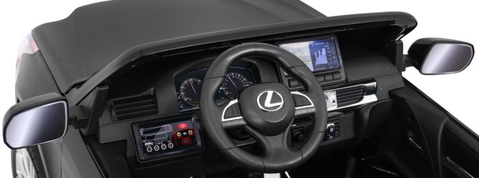 Lexus LX570 Lakierowane Autko dla 2 dzieci Czarny + Pilot + Koła EVA + Radio MP3 LED-7 6985 