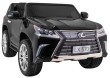 Lexus LX570 Lakierowane Autko dla 2 dzieci Czarny + Pilot + Koła EVA + Radio MP3 LED-10 6985 