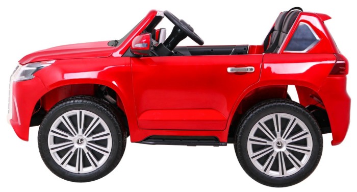 Lexus LX570 Lakierowane Autko dla 2 dzieci Czerwony SUV + Pilot-4 6986 
