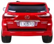 Lexus LX570 Lakierowane Autko dla 2 dzieci Czerwony SUV + Pilot-6 6986 