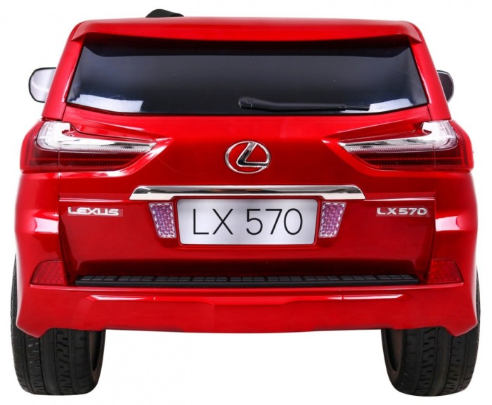 Lexus LX570 Lakierowane Autko dla 2 dzieci Czerwony SUV + Pilot-6 6986 