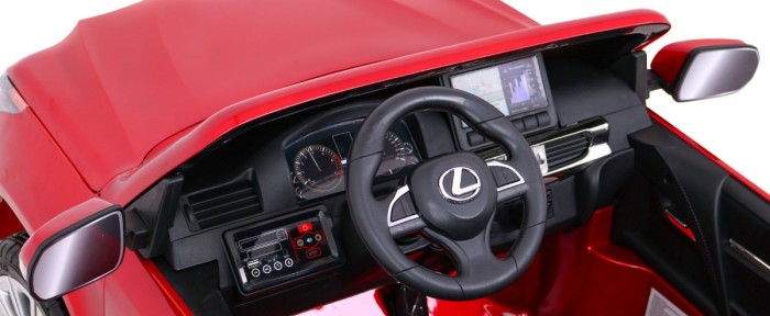 Lexus LX570 Lakierowane Autko dla 2 dzieci Czerwony SUV + Pilot-7 6986 