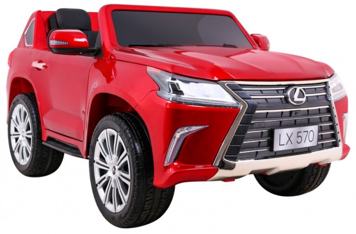 Lexus LX570 Lakierowane Autko dla 2 dzieci Czerwony SUV + Pilot-11 6986 