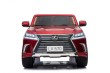 Lexus LX570 Lakierowane Autko dla 2 dzieci Czerwony SUV + Pilot-12 6986 