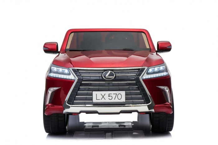 Lexus LX570 Lakierowane Autko dla 2 dzieci Czerwony SUV + Pilot-12 6986 