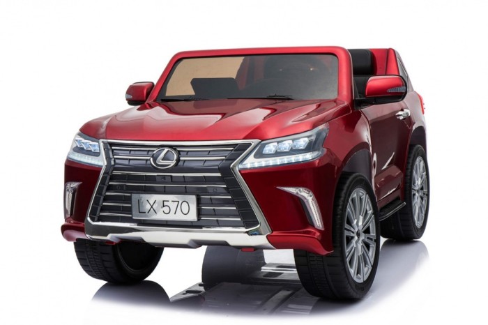 Lexus LX570 Lakierowane Autko dla 2 dzieci Czerwony SUV + Pilot-13 6986 