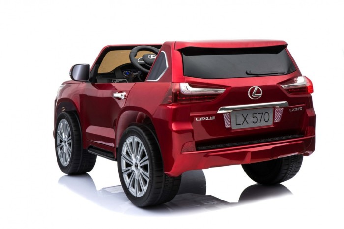 Lexus LX570 Lakierowane Autko dla 2 dzieci Czerwony SUV + Pilot-15 6986 