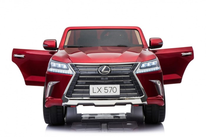 Lexus LX570 Lakierowane Autko dla 2 dzieci Czerwony SUV + Pilot-18 6986 