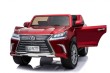 Lexus LX570 Lakierowane Autko dla 2 dzieci Czerwony SUV + Pilot-19 6986 