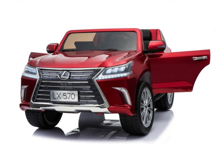 Lexus LX570 Lakierowane Autko dla 2 dzieci Czerwony SUV + Pilot-19 6986 