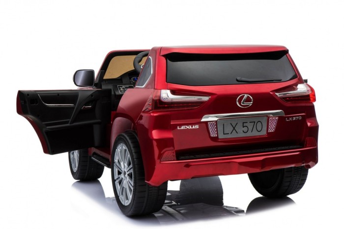 Lexus LX570 Lakierowane Autko dla 2 dzieci Czerwony SUV + Pilot-20 6986 