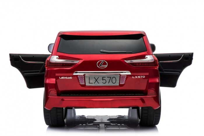 Lexus LX570 Lakierowane Autko dla 2 dzieci Czerwony SUV + Pilot-21 6986 