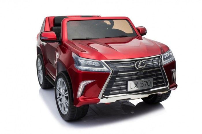 Lexus LX570 Lakierowane Autko dla 2 dzieci Czerwony SUV + Pilot-22 6986 