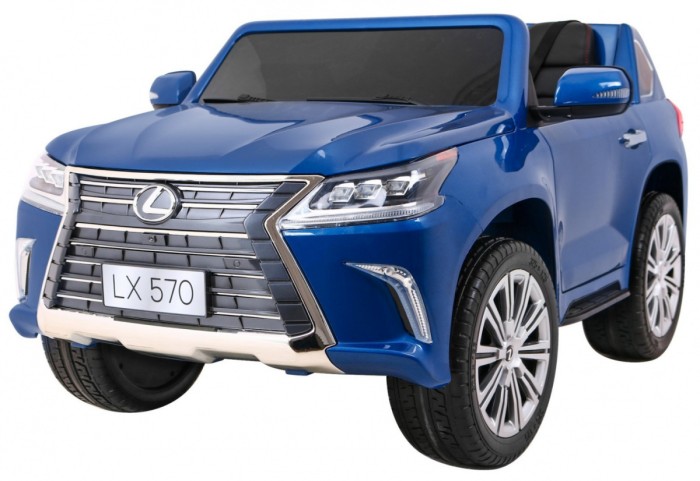 Lexus LX570 Lakierowane Autko dla 2 dzieci Niebieski  SUV + Pilot