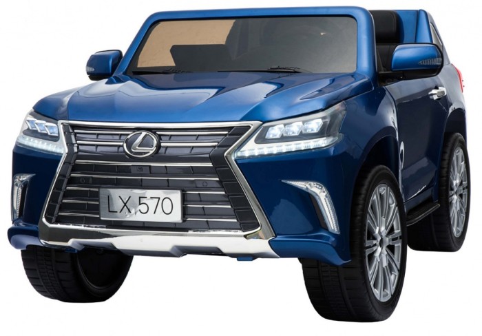 Lexus LX570 Lakierowane Autko dla 2 dzieci Niebieski  SUV + Pilot-14 6987 