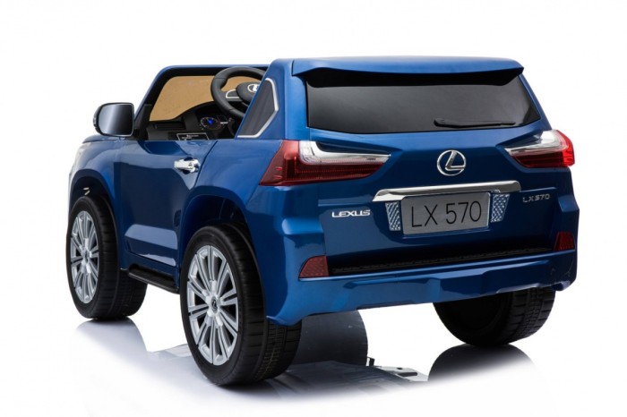 Lexus LX570 Lakierowane Autko dla 2 dzieci Niebieski  SUV + Pilot-16 6987 