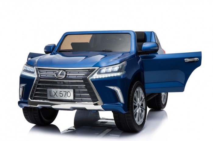 Lexus LX570 Lakierowane Autko dla 2 dzieci Niebieski  SUV + Pilot-20 6987 