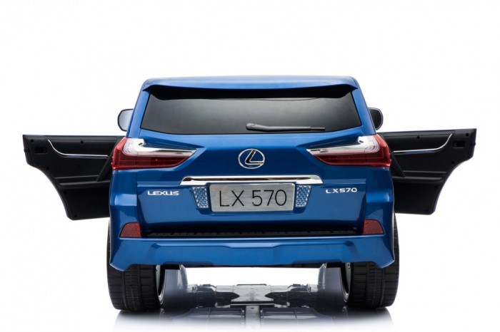 Lexus LX570 Lakierowane Autko dla 2 dzieci Niebieski  SUV + Pilot-22 6987 