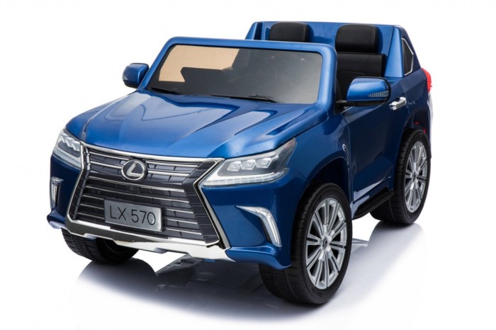 Lexus LX570 Lakierowane Autko dla 2 dzieci Niebieski  SUV + Pilot-23 6987 