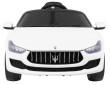 Maserati Ghibli na akumulator dla dzieci Biały + Pilot-3 6991 