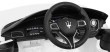 Maserati Ghibli na akumulator dla dzieci Biały + Pilot-10 6991 