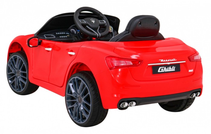 Maserati Ghibli na akumulator dla dzieci Czerwony + Pilot + Wolny Start + EVA + MP3 USB + LED-5 6992 
