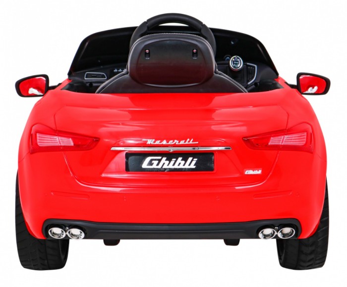 Maserati Ghibli na akumulator dla dzieci Czerwony + Pilot + Wolny Start + EVA + MP3 USB + LED-6 6992 