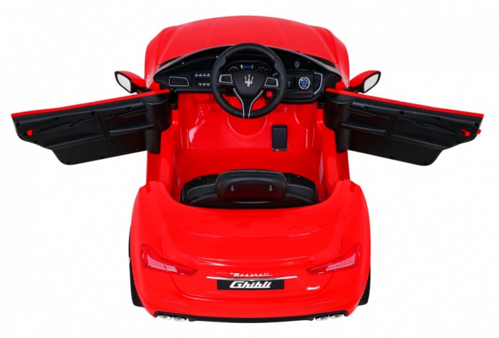 Maserati Ghibli na akumulator dla dzieci Czerwony + Pilot + Wolny Start + EVA + MP3 USB + LED-8 6992 