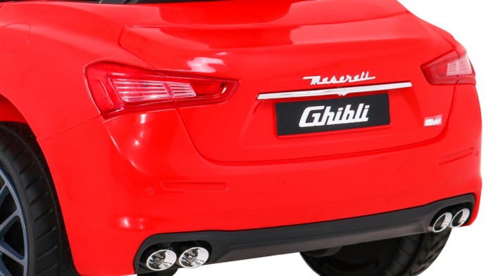 Maserati Ghibli na akumulator dla dzieci Czerwony + Pilot + Wolny Start + EVA + MP3 USB + LED-12 6992 