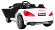 Mercedes AMG SL65 dla dzieci Biały + Pilot + Bagażnik + Regulacja siedzenia + MP3 LED + Wolny Start-3 7003 